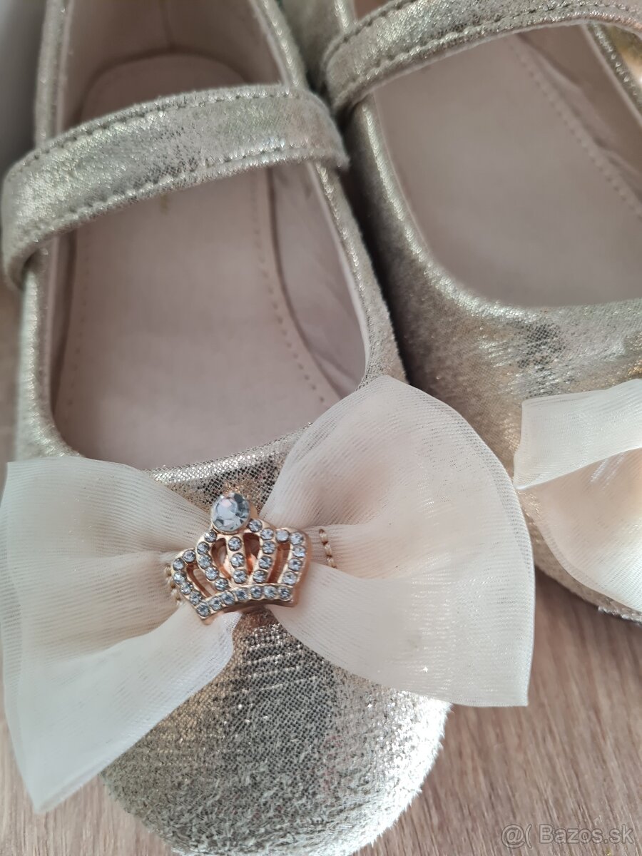 Zlate balerinky Nelli Blu 28 - 8