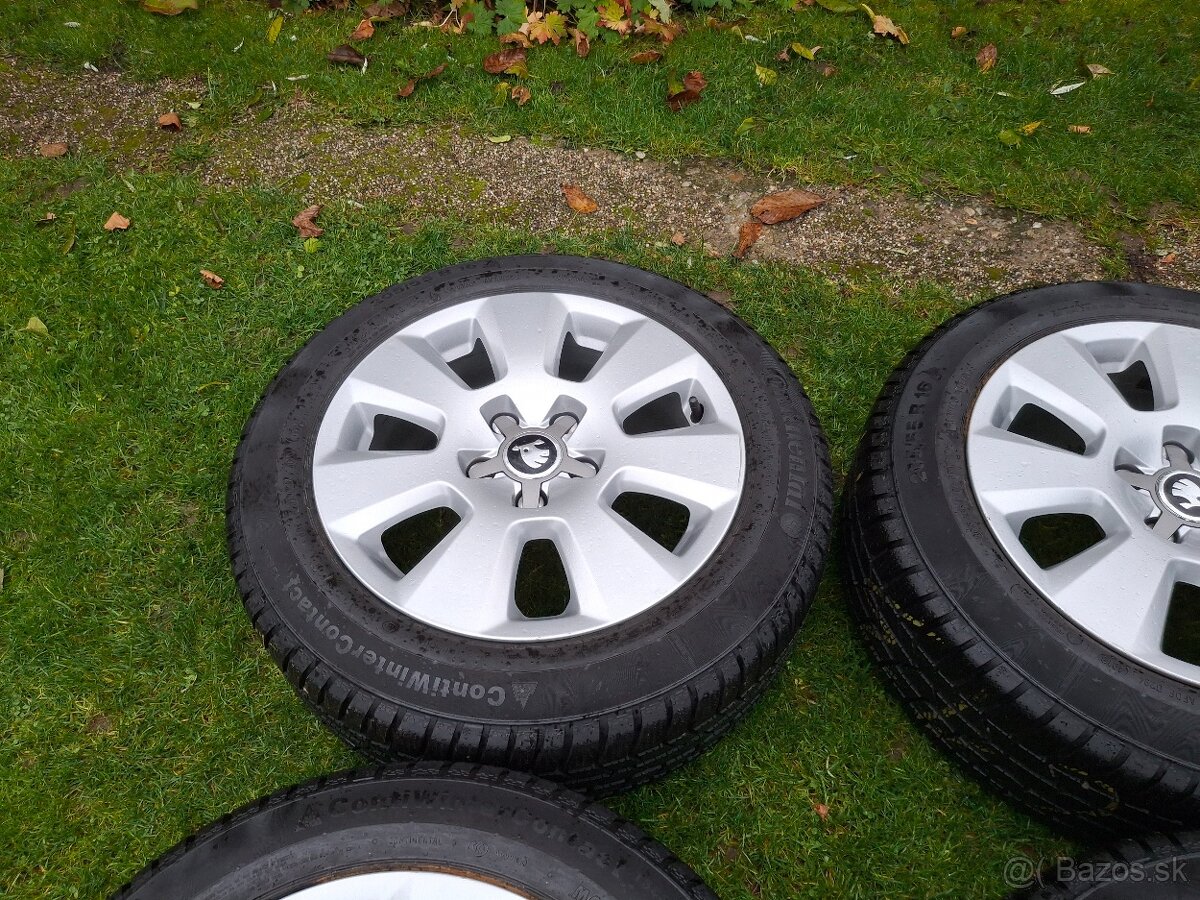 16" ALU 5x112 orig AUDI / Škoda a iné + 205/55 r16 8,5mm - 8