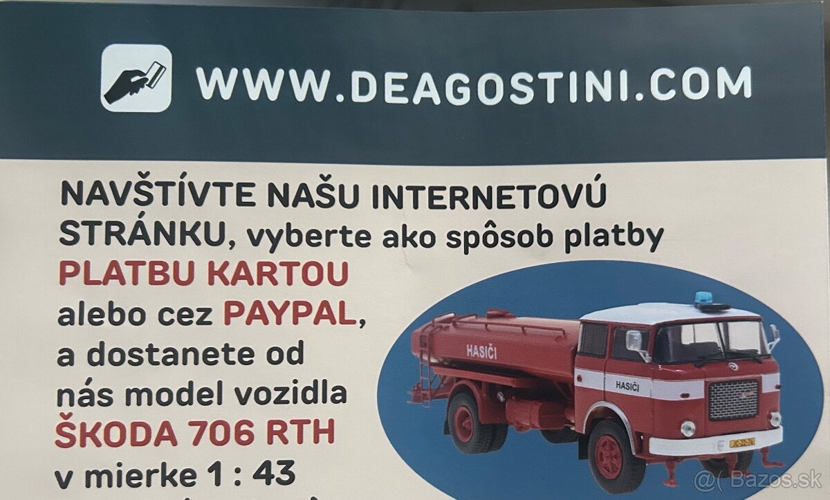 ŠKODA 706 RTH hasiči prémiový model 1/43 DeaGostini - 8