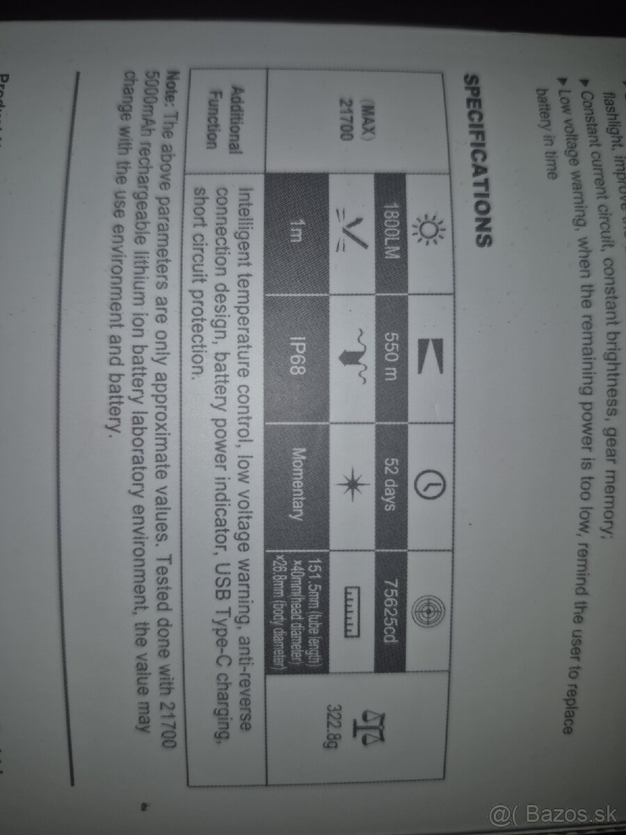 LED takticka baterka - 8