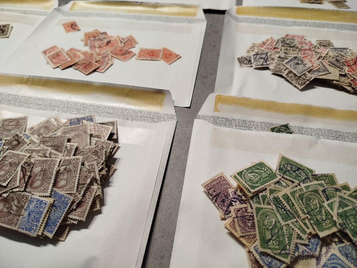 staré Rakúsko (r.1890-1935) - plná krabica známok - 8