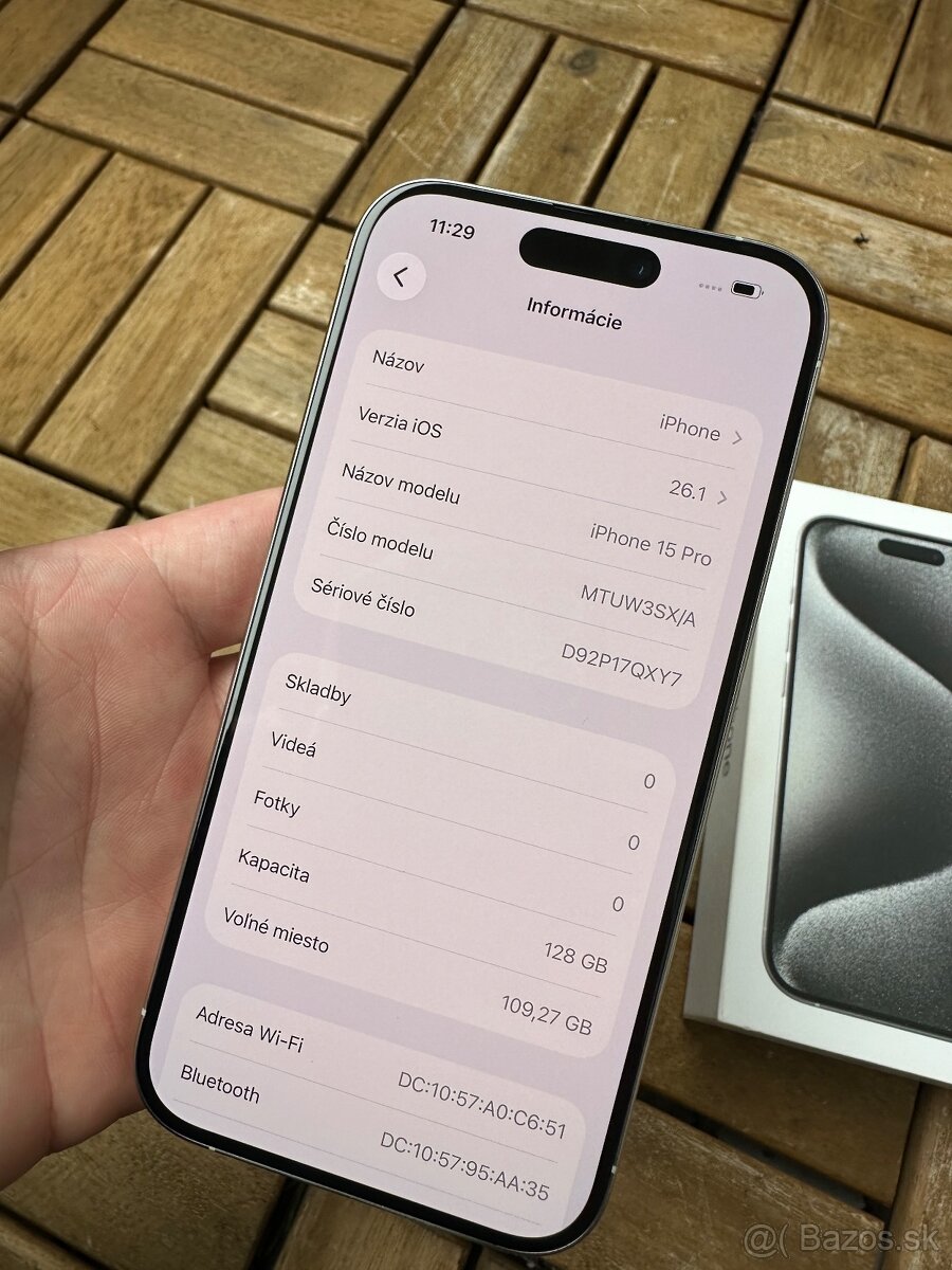 Apple iPhone 15 Pro 128GB White Titanium - 8
