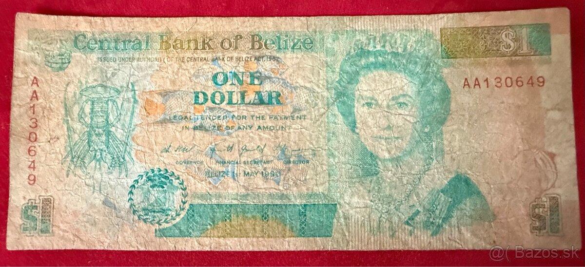 Staré bankovky Alžbeta II. rôzne krajiny - 8