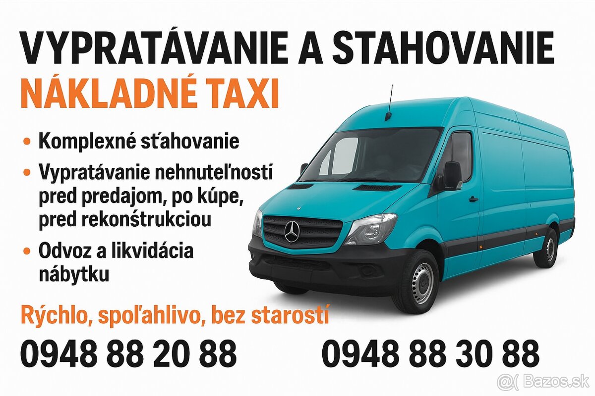 Sťahovanie, vypratávanie, preprava tovaru - 8