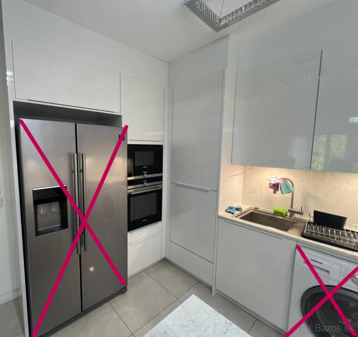 Moderná kuchyňa v bielom lesku KARIN - 8