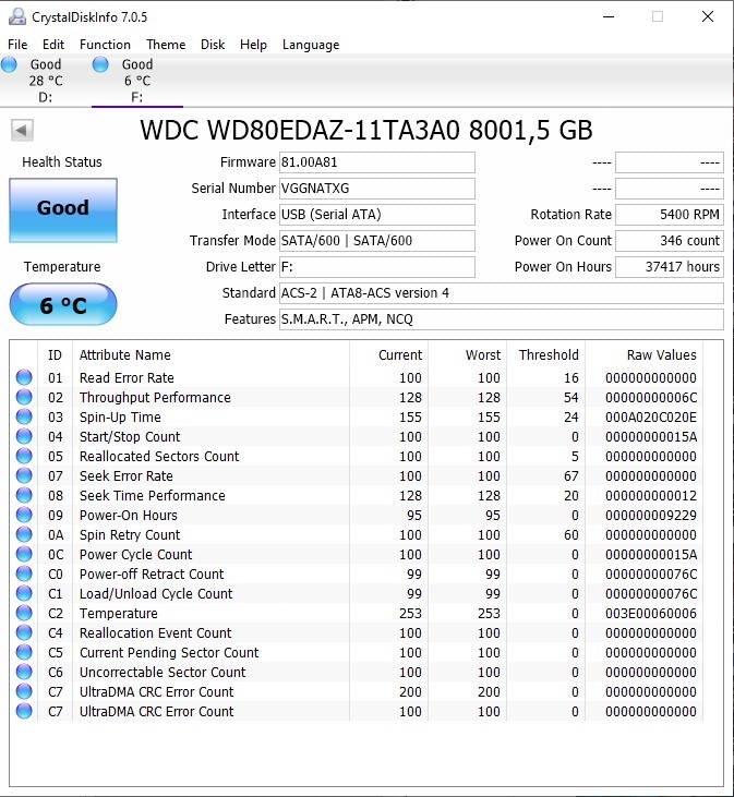 WD Elements Desktop 8 TB - 8