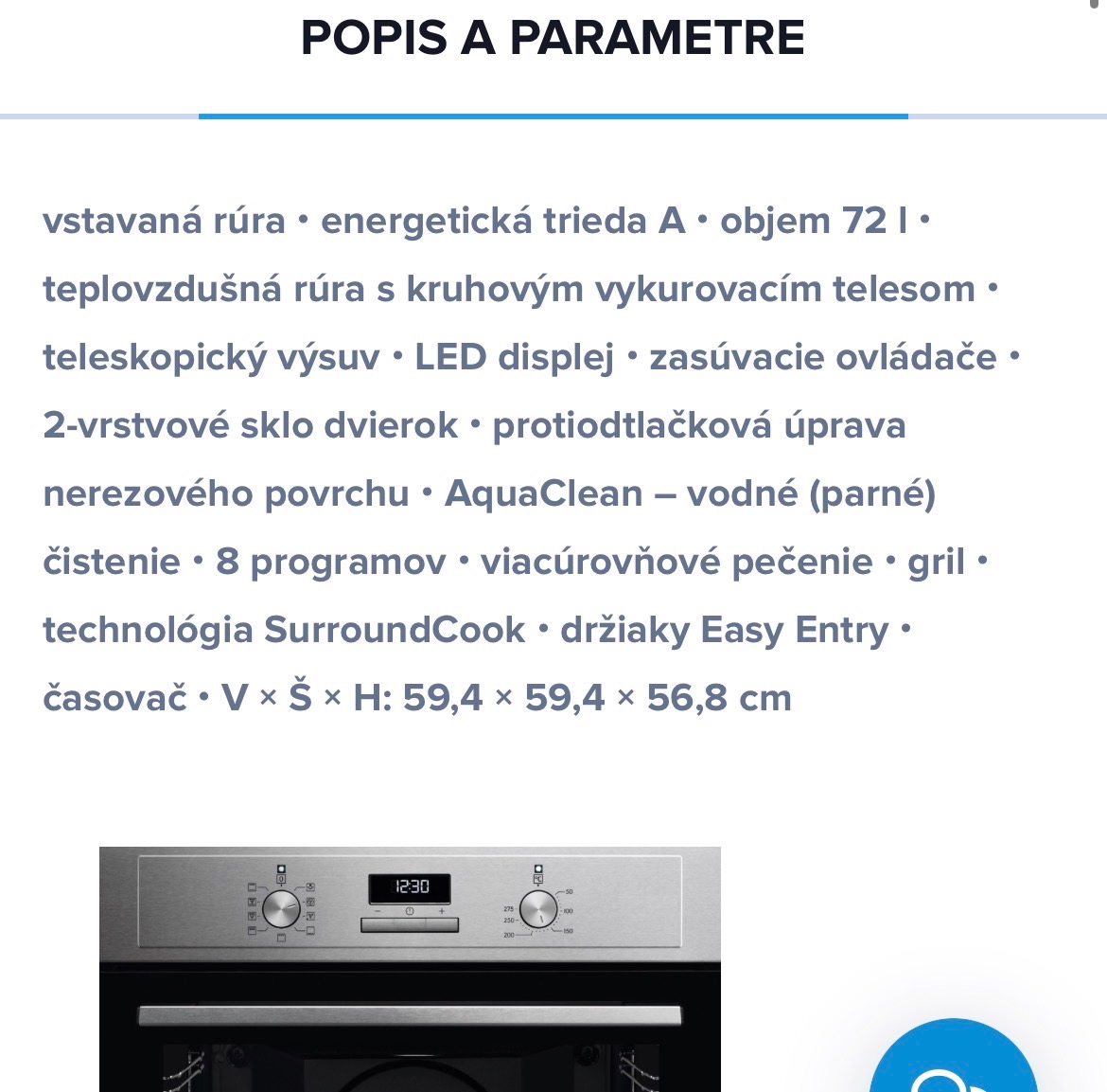 Vstavana rúra Electrolux - 8