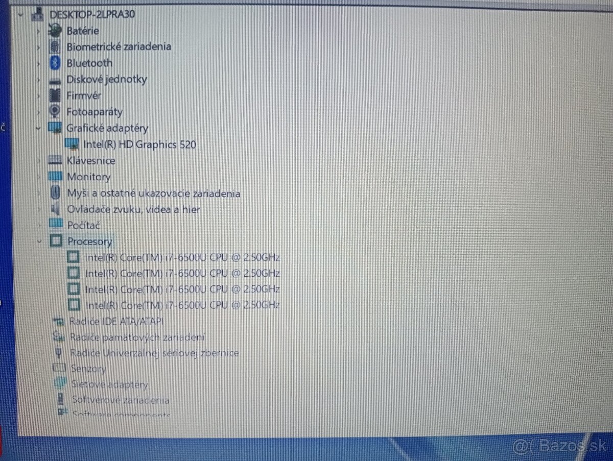 Hp elitebook 850 G3 / 16gb ram / Intel core i7 / 256gb ssd - 8