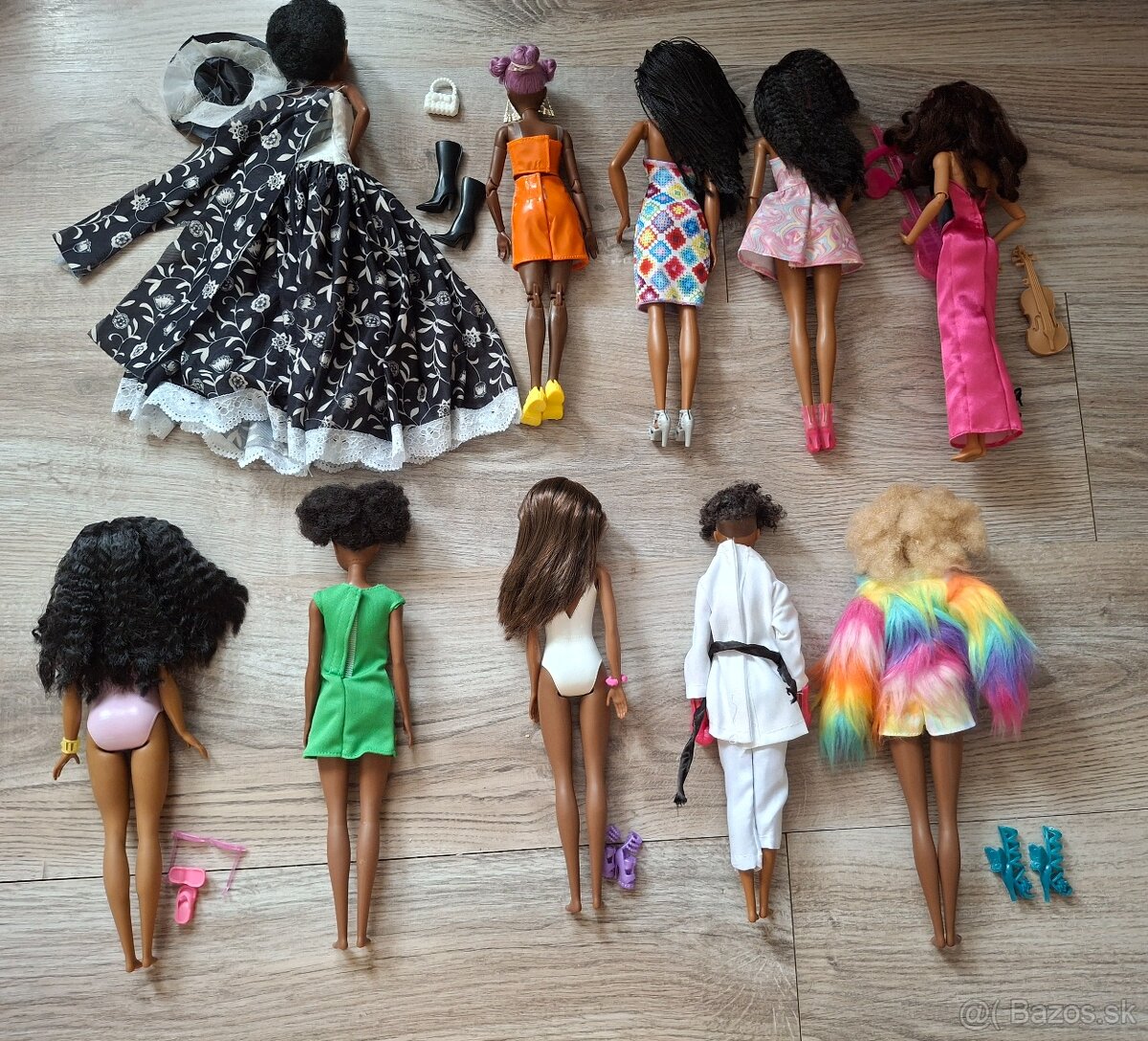 Nová bábika Barbie Extra, Color Reveal, černoška - 8