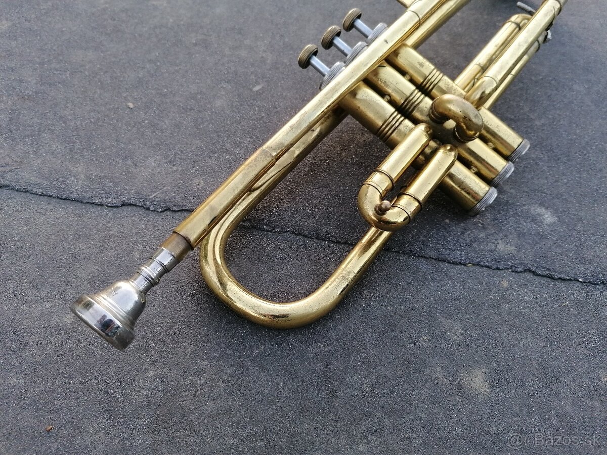 Predám starožitná trubka Cor ton - 8