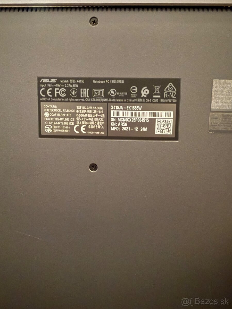 Asus Vivobook Intel i7 - 8