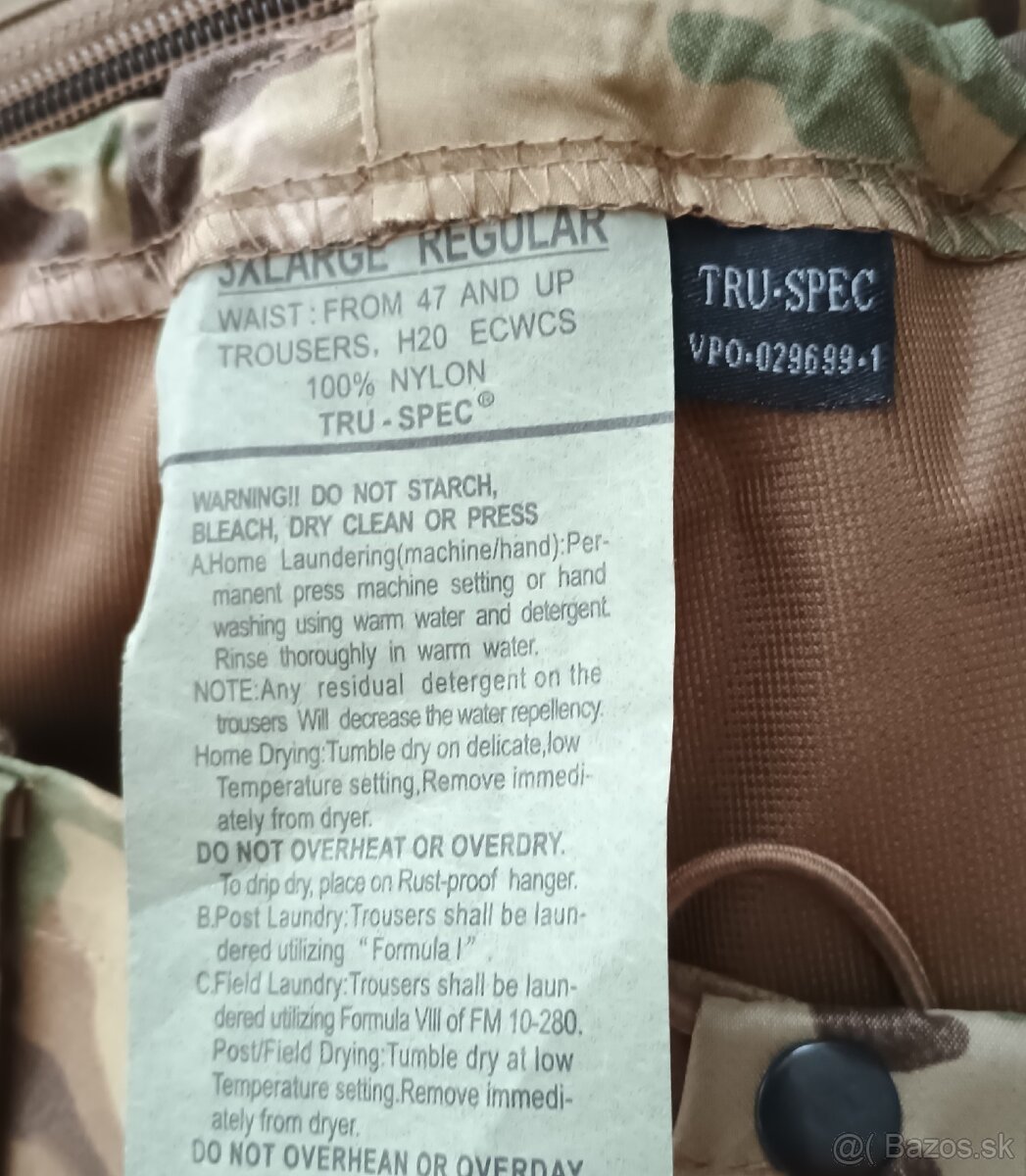 Nohavice H2O 2.gen.ECWCS multicam Tru-Spec - 8