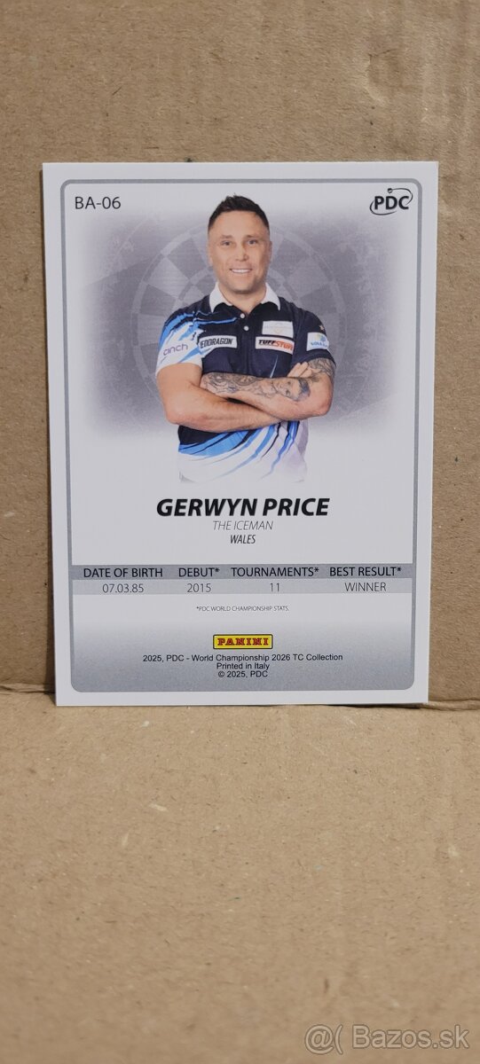 Hráči PDC Darts Šípky #1 2026 - 8