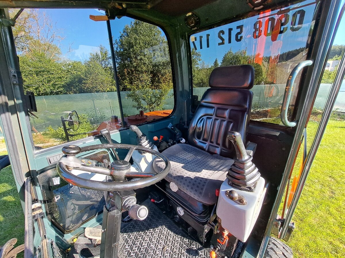 Predam kolesovy bager Yanmar B50W - 8