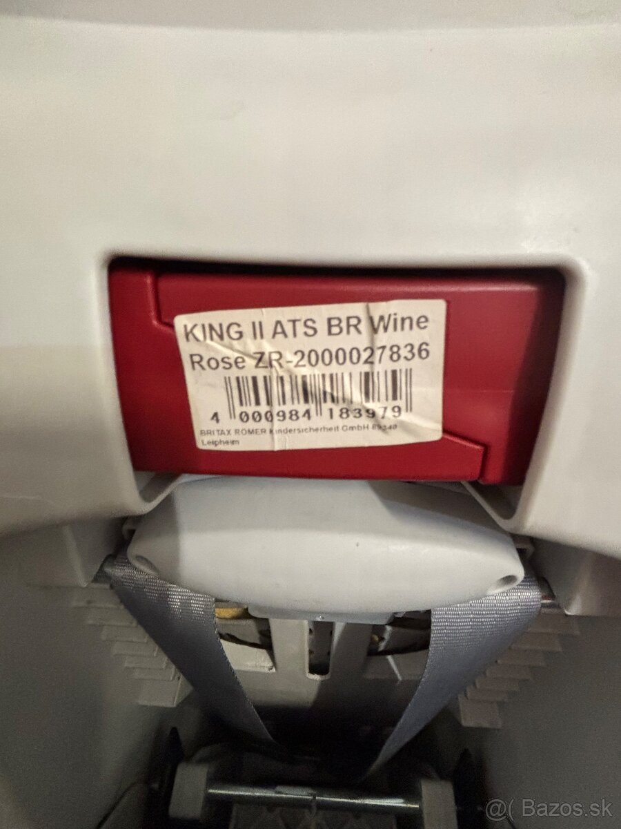 Autosedačka Britax Römer KING II - 9-18kg - 8