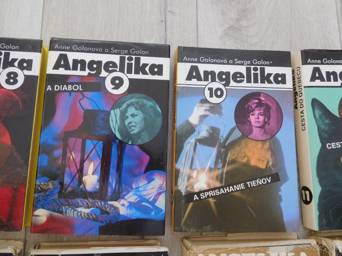 Staršie Knihy STOPY 8 kusov, ANGELIKA 11 kusov, - 8