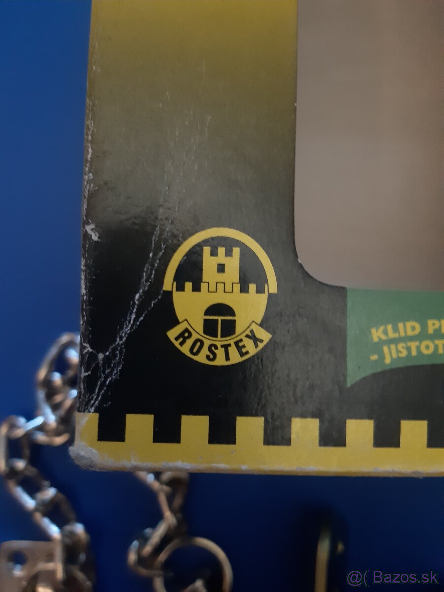 Kovanie na bezpečnostné dvere + vložka+zámok+retiazka - 8