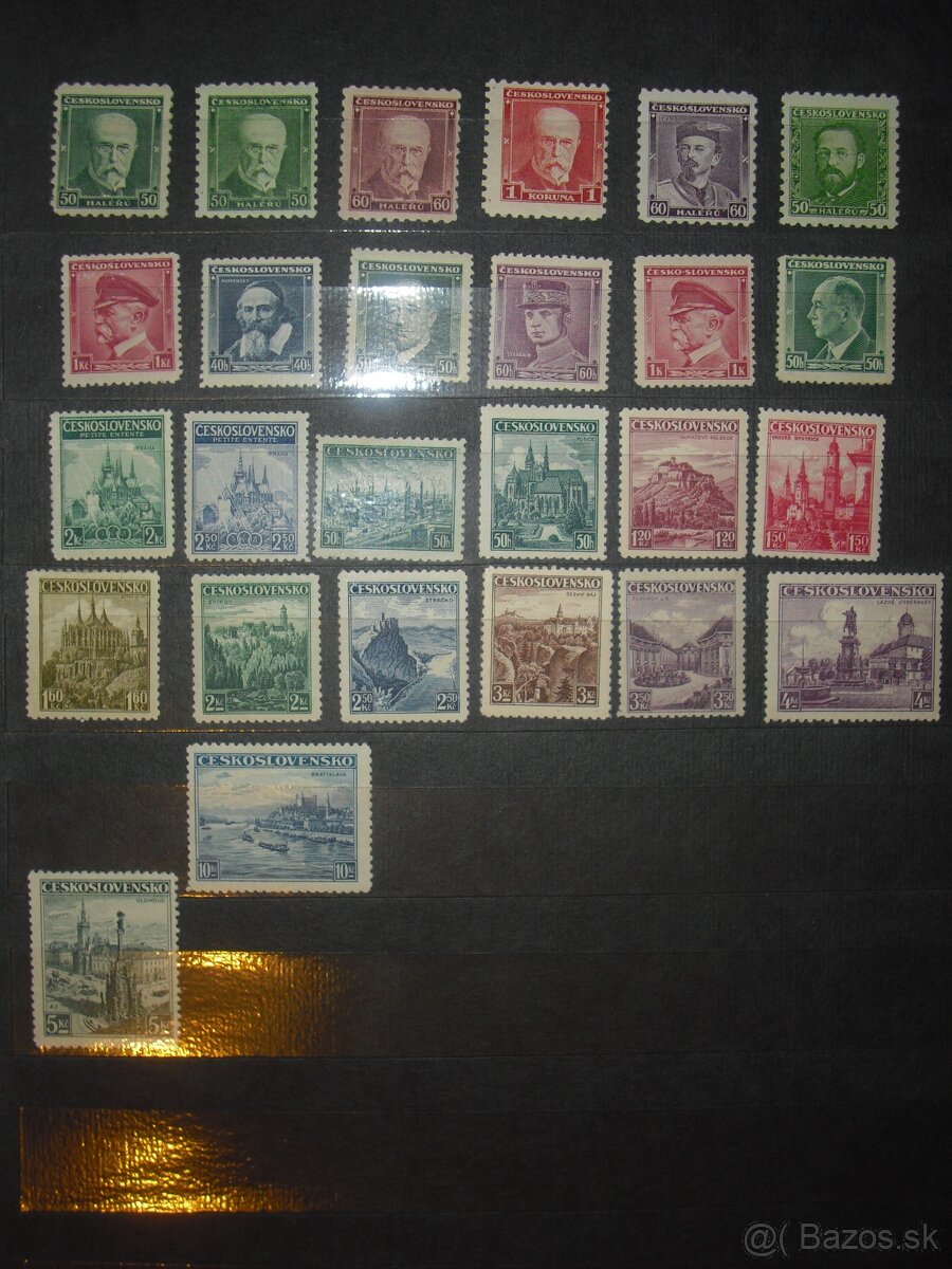 predam zbierku Ceskoslovenskych znamok 1919 + - 8