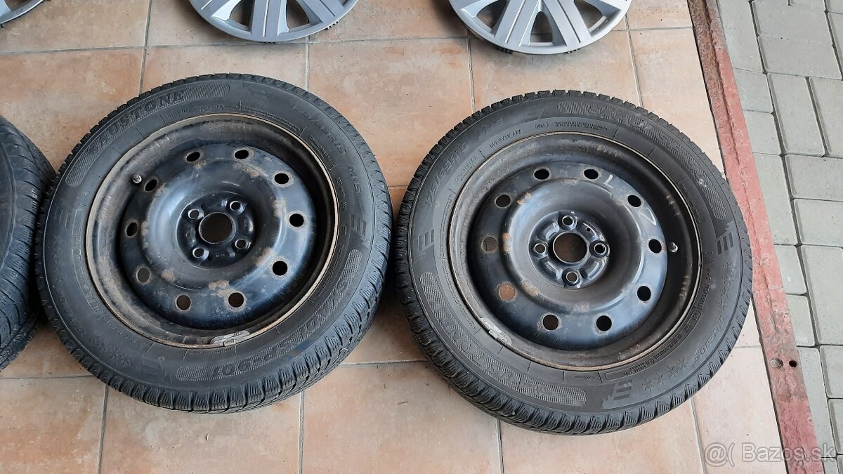 Zimné pneumatiky s diskami 4x100, 175/65 R15 - 8