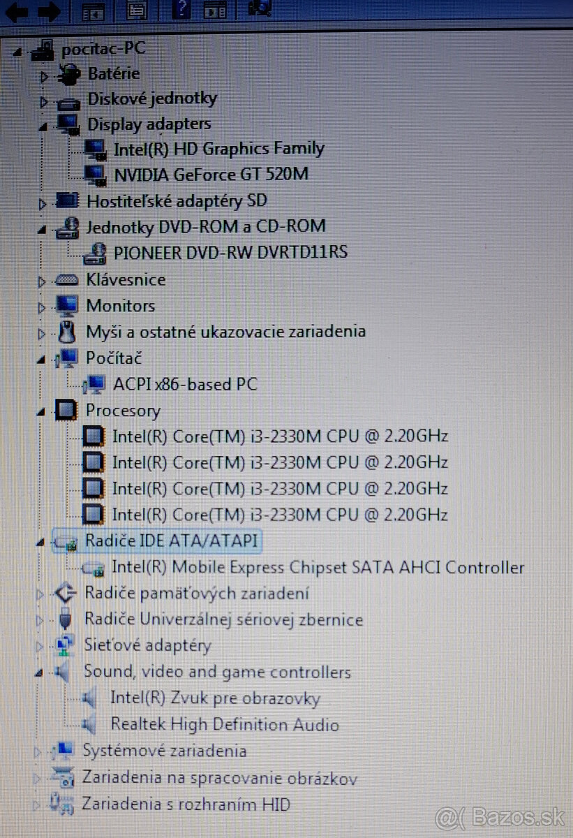 Predam notebook Acer - 8