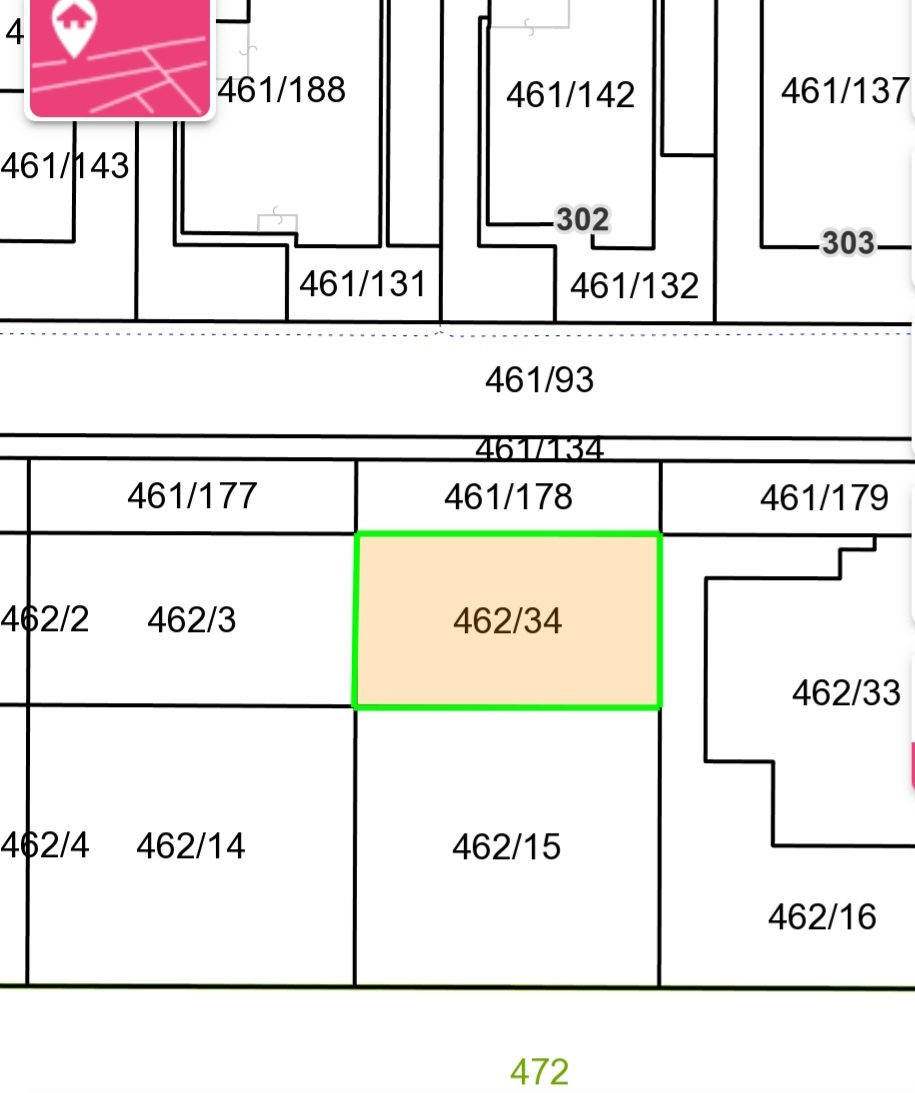 Stavebný pozemok 690 m², Vrádište s IS - 8
