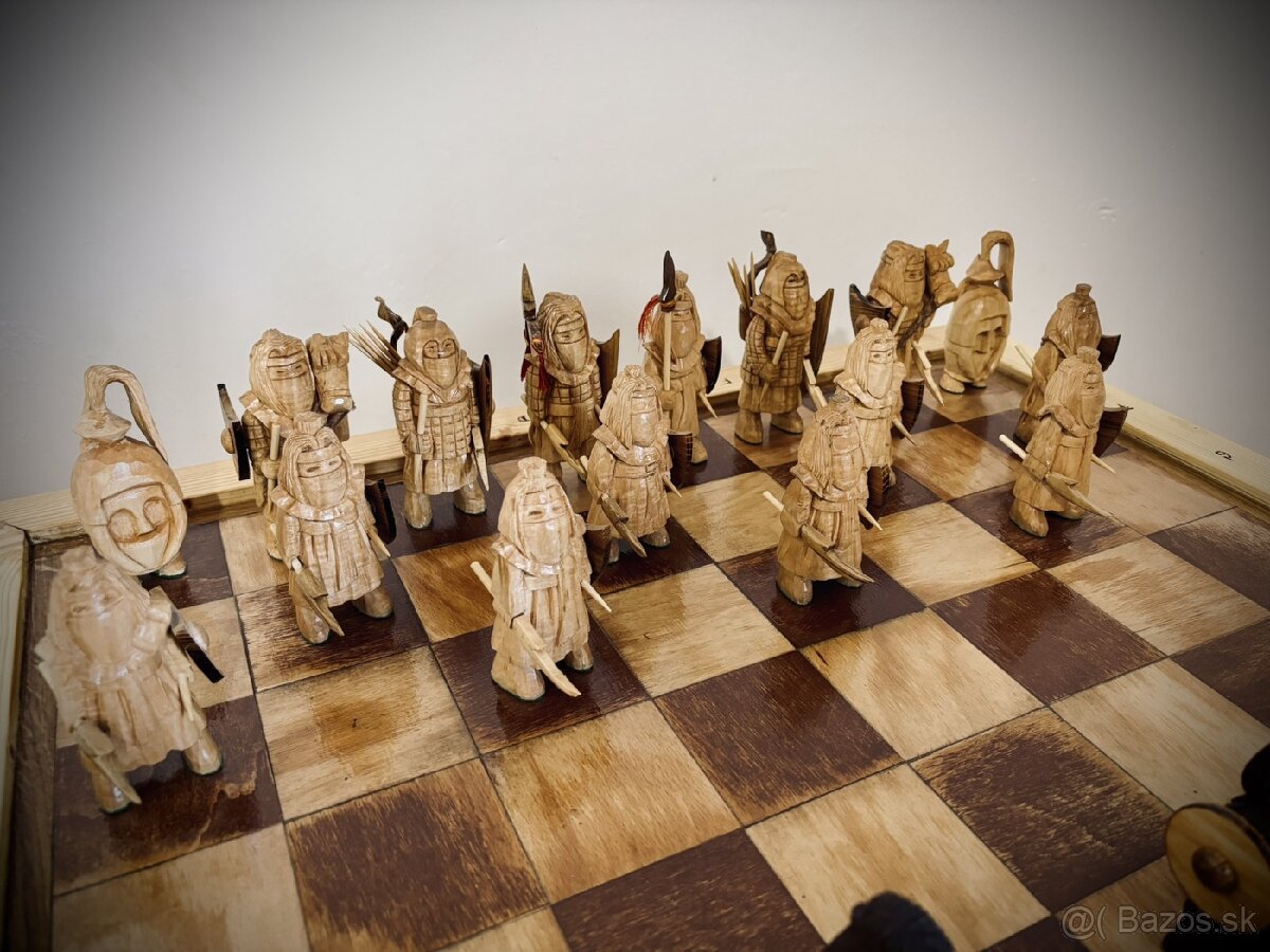 Drevené figúrky na šachovnicu - 8