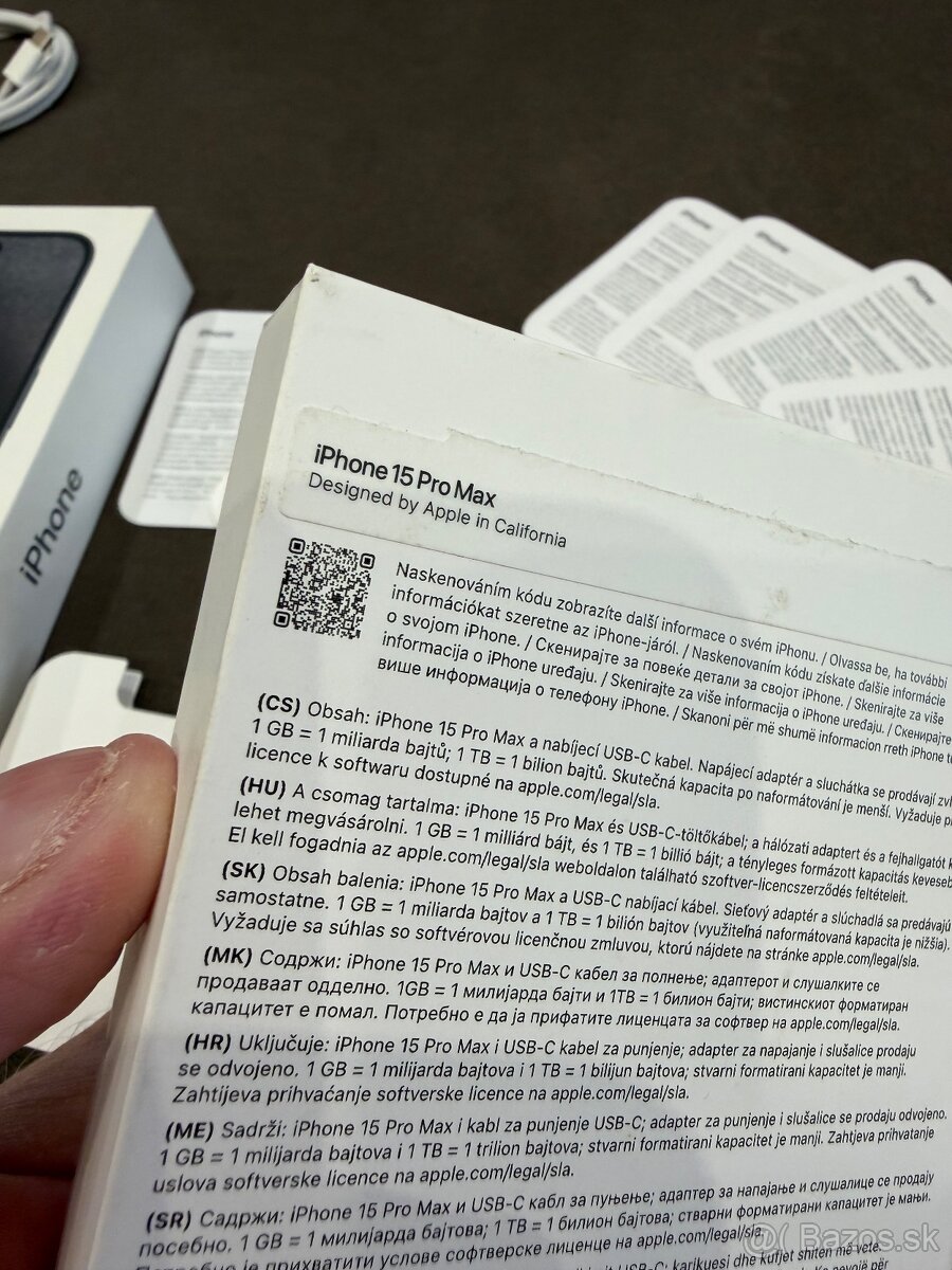 Iphone 15 pro max 256gb TOP STAV - 8