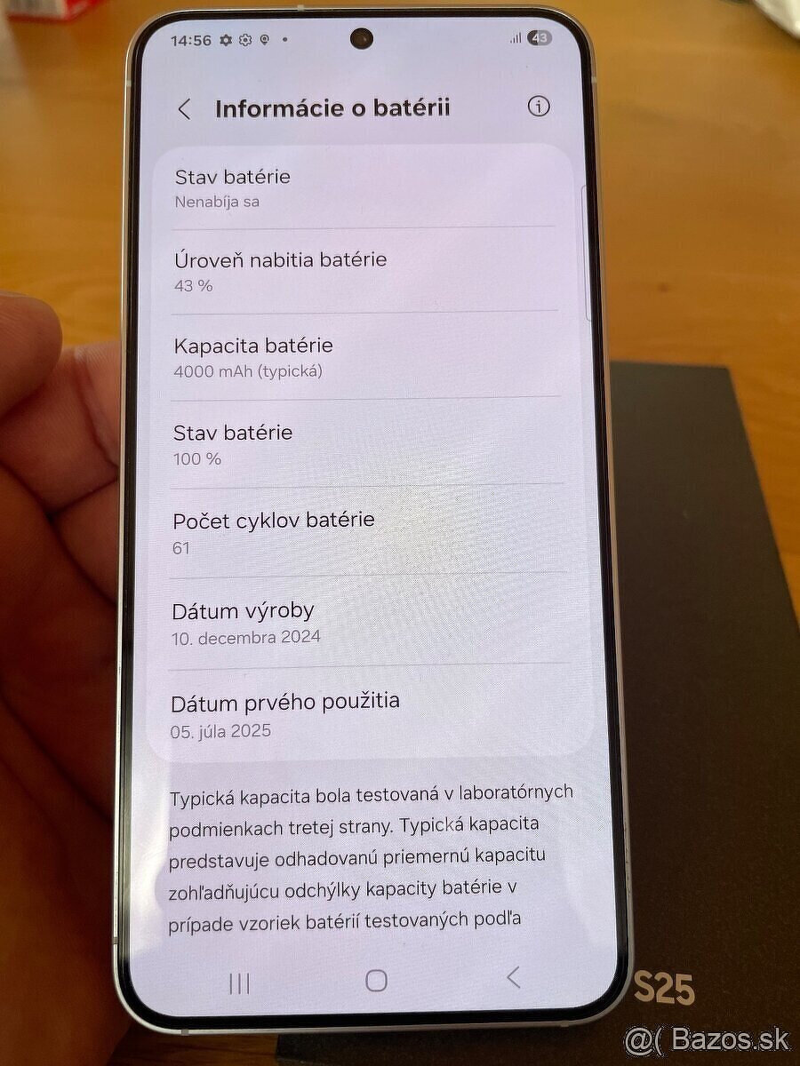 SAMSUNG GALAXY S25 256GB ICY BLUE - 8