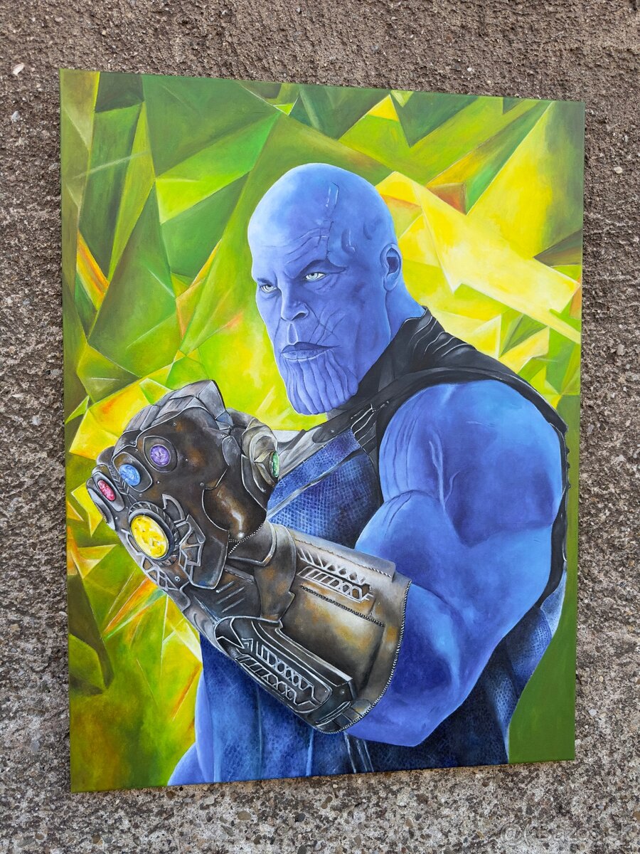 Ručne malovany obraz - 8