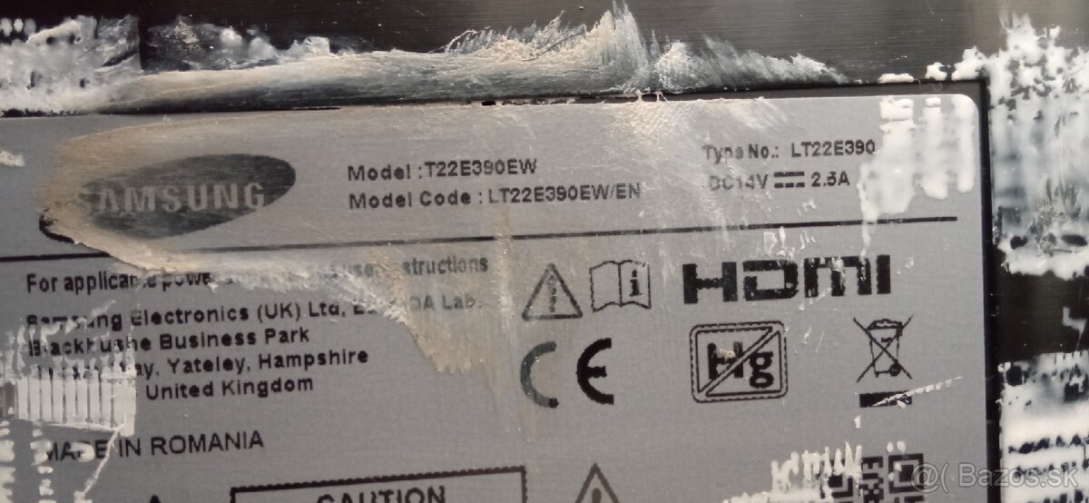 TV LCD Samsung 22" model T22E390EW - 8