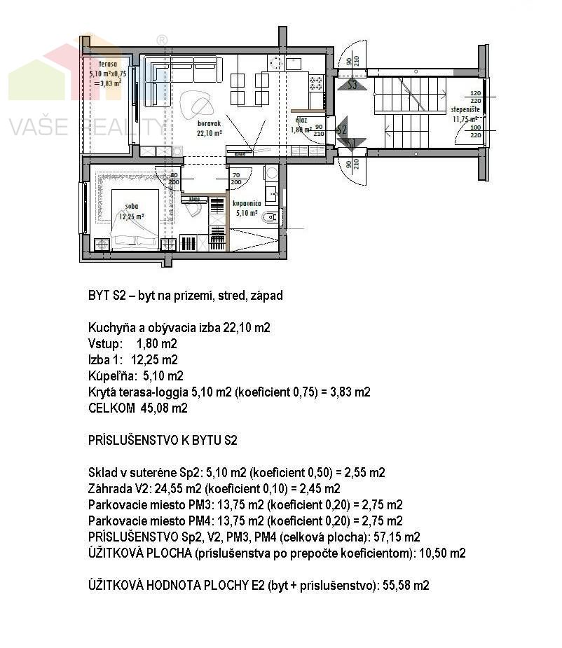 TOP ponuka Zadar: 2i byt s terasou, záhradou a 2 parkovacími - 8