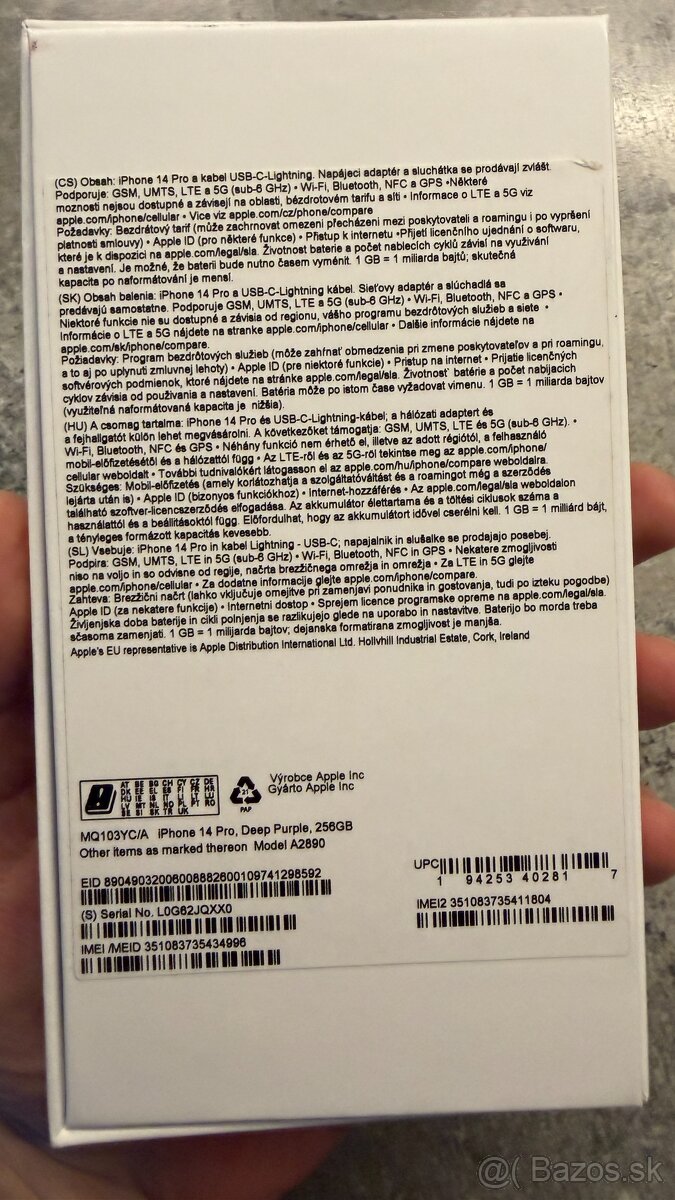 Predám iPhone 14 Pro 256 GB Deep Purple - 8