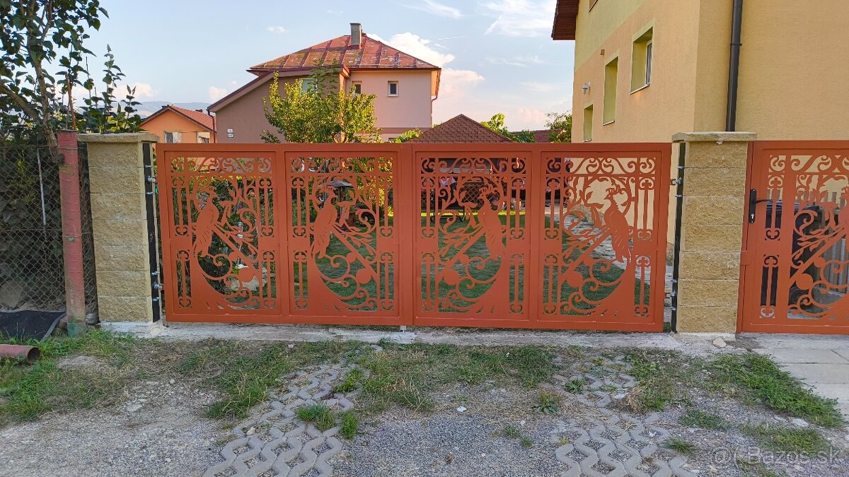 Vyrezávané vypalované dielce na plot, zábradlie, bránu - 8