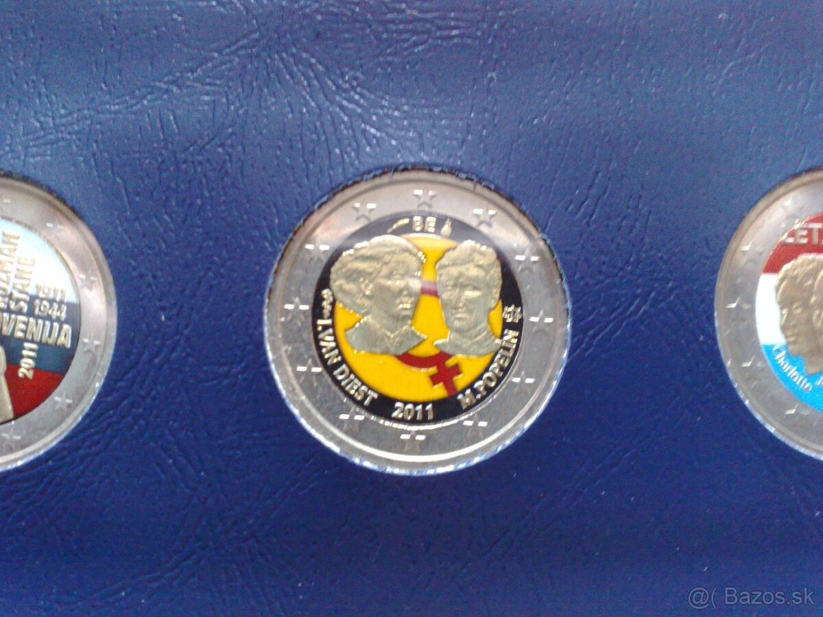 2 euro mince farebné - 8