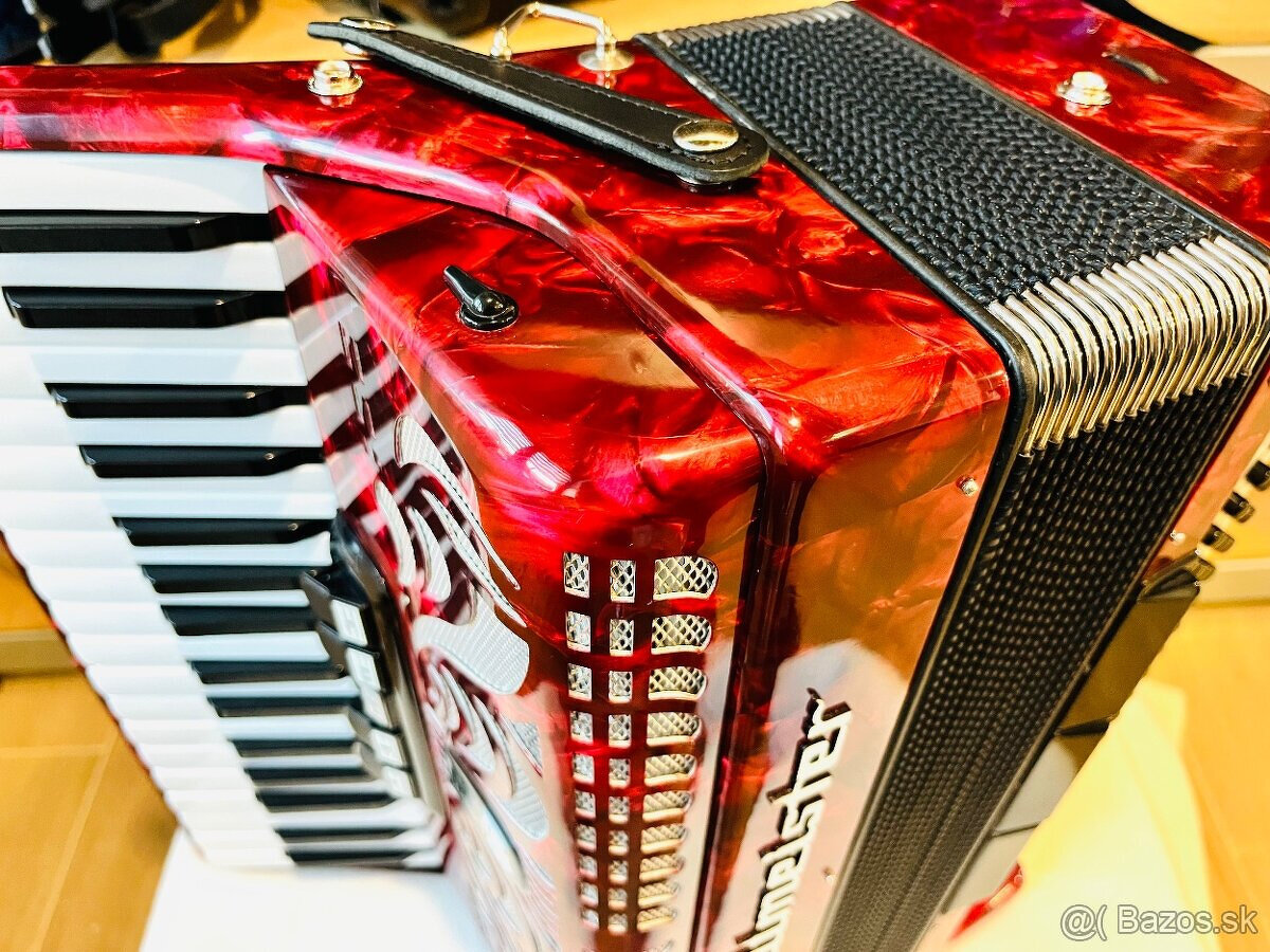 redám akordeón Weltmeister Caprice 80 basový - kvalitný neme - 8