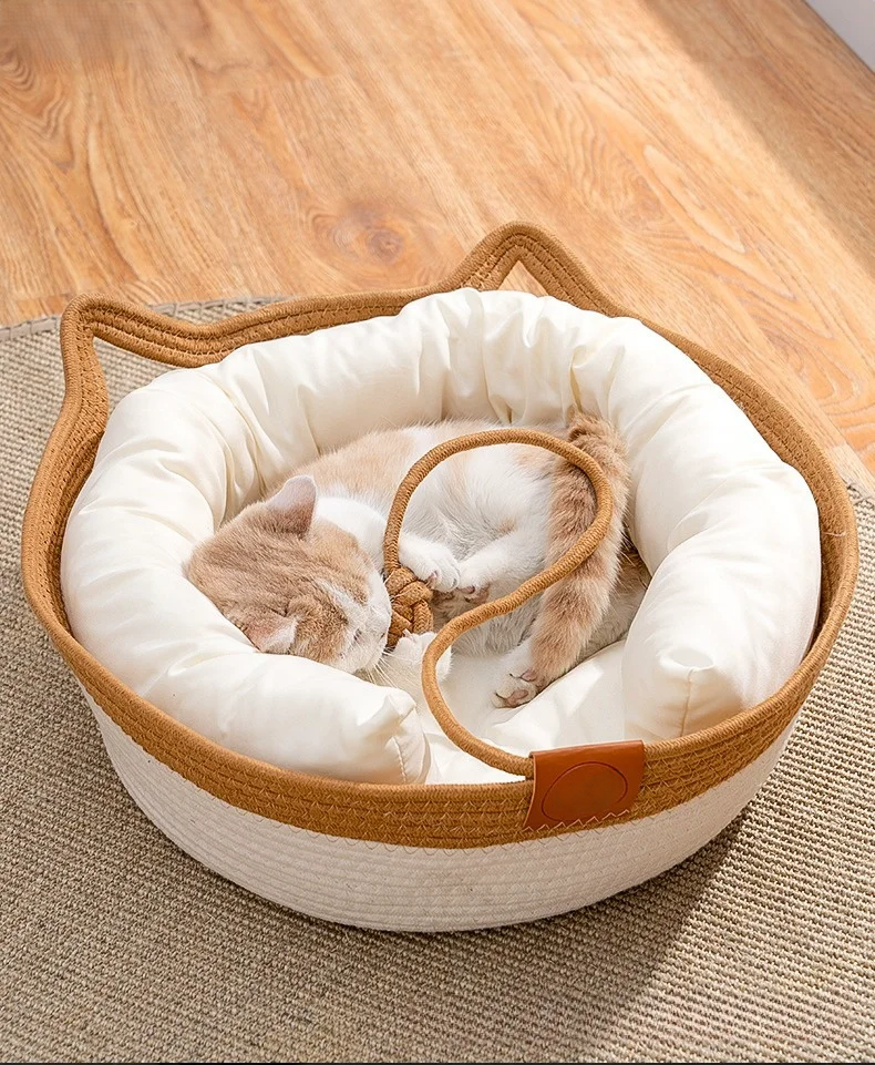 Pelech hniezdo – Biela s hnedou, veľkosť L- do 10 kg. - 8