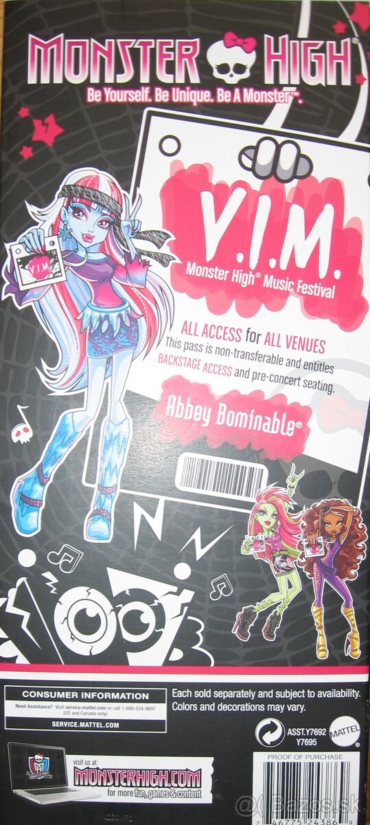 MH. Abbey Bominable bábiky. Nové - 8