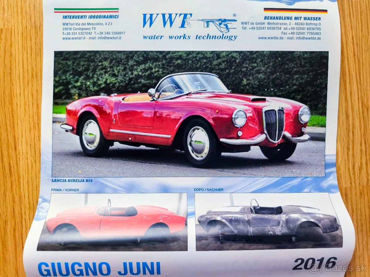 talianske nástenné kalendáre 2016 - 8