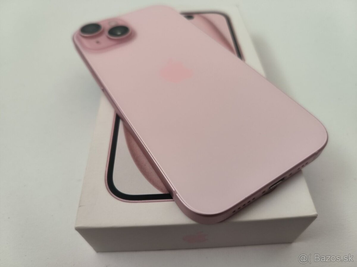 apple iphone 15 Plus 128gb Pink / Batéria 88% - 8