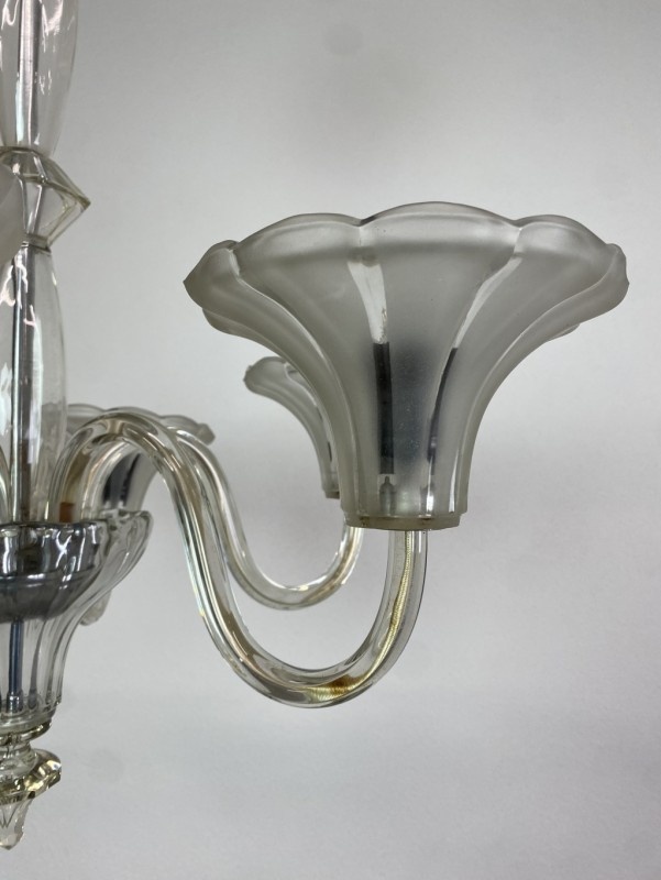 Veľký celosklenený halový luster - 8