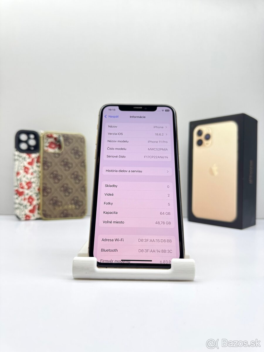 iPhone 11 PRO GOLD TOP STAV NOVÁ BATÉRIA 100% - 8
