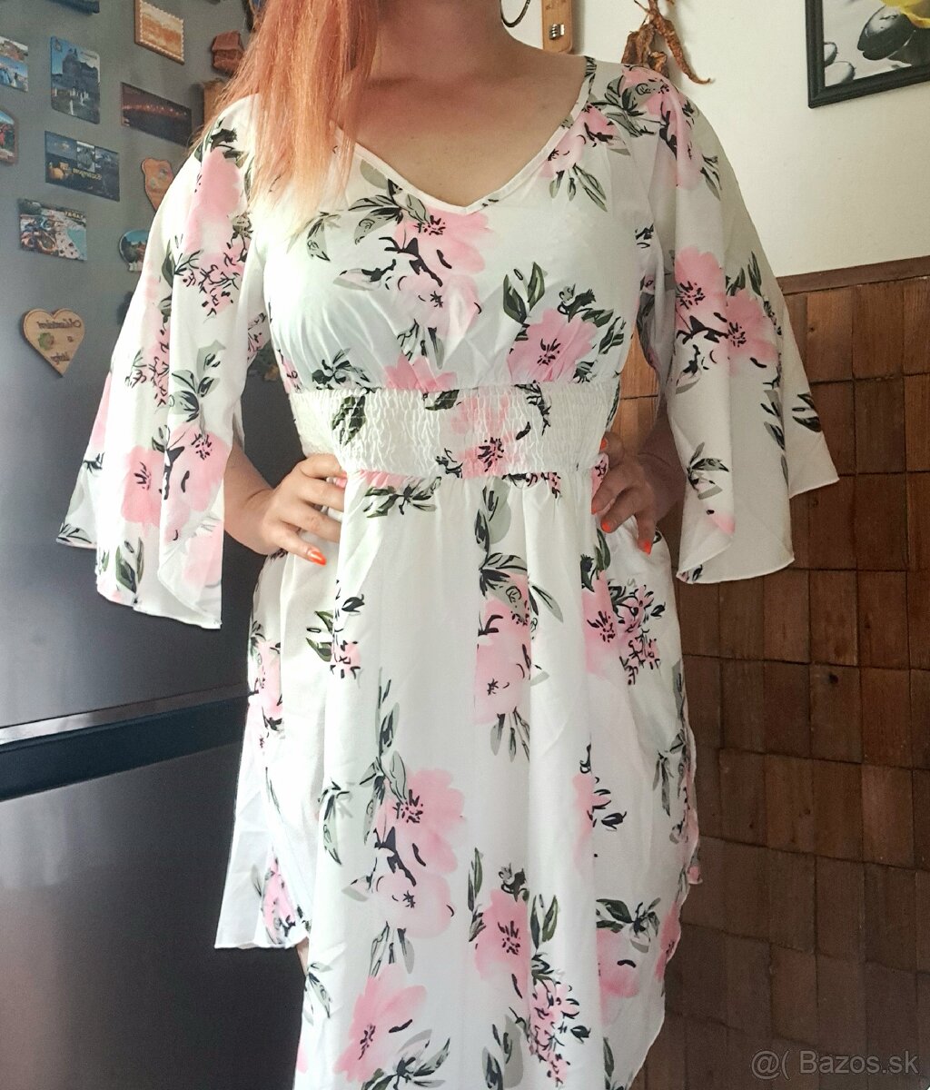 Nádherné letné šaty/ tunika veľkosť L/XL - 8