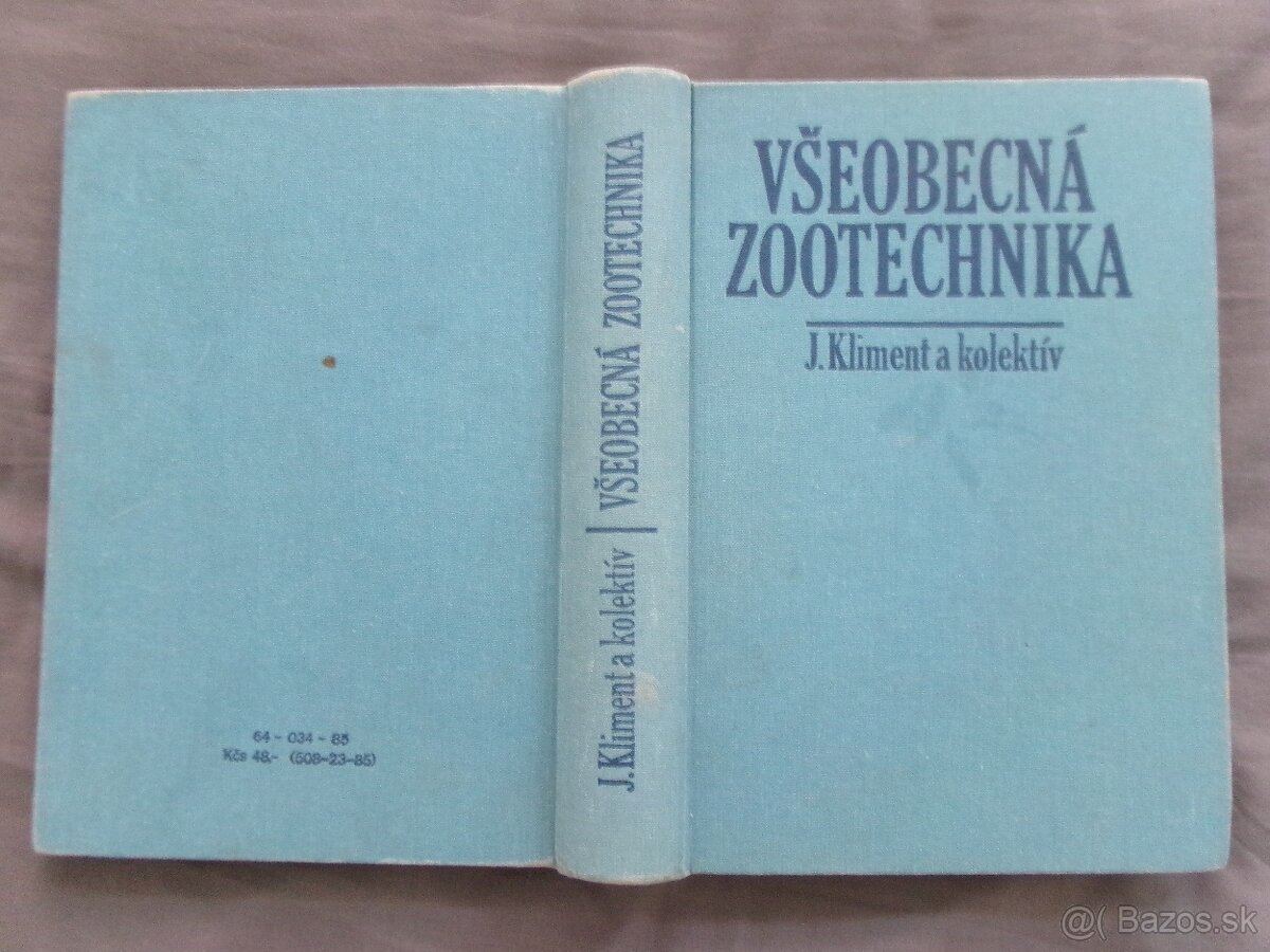 Všeobecná zootechnika - J.Kliment a kolektív. - 8