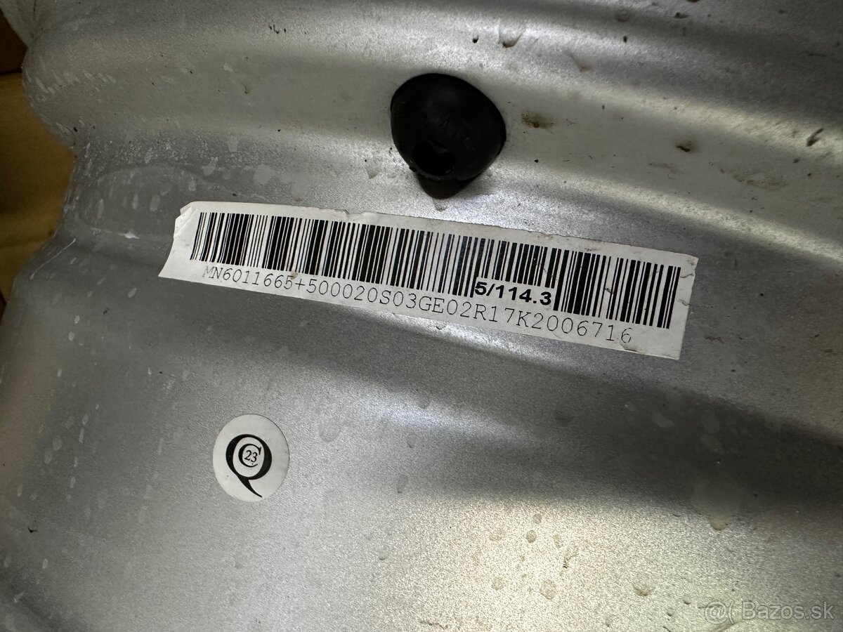 5x114,3 R16 6,5J ET50 - 8