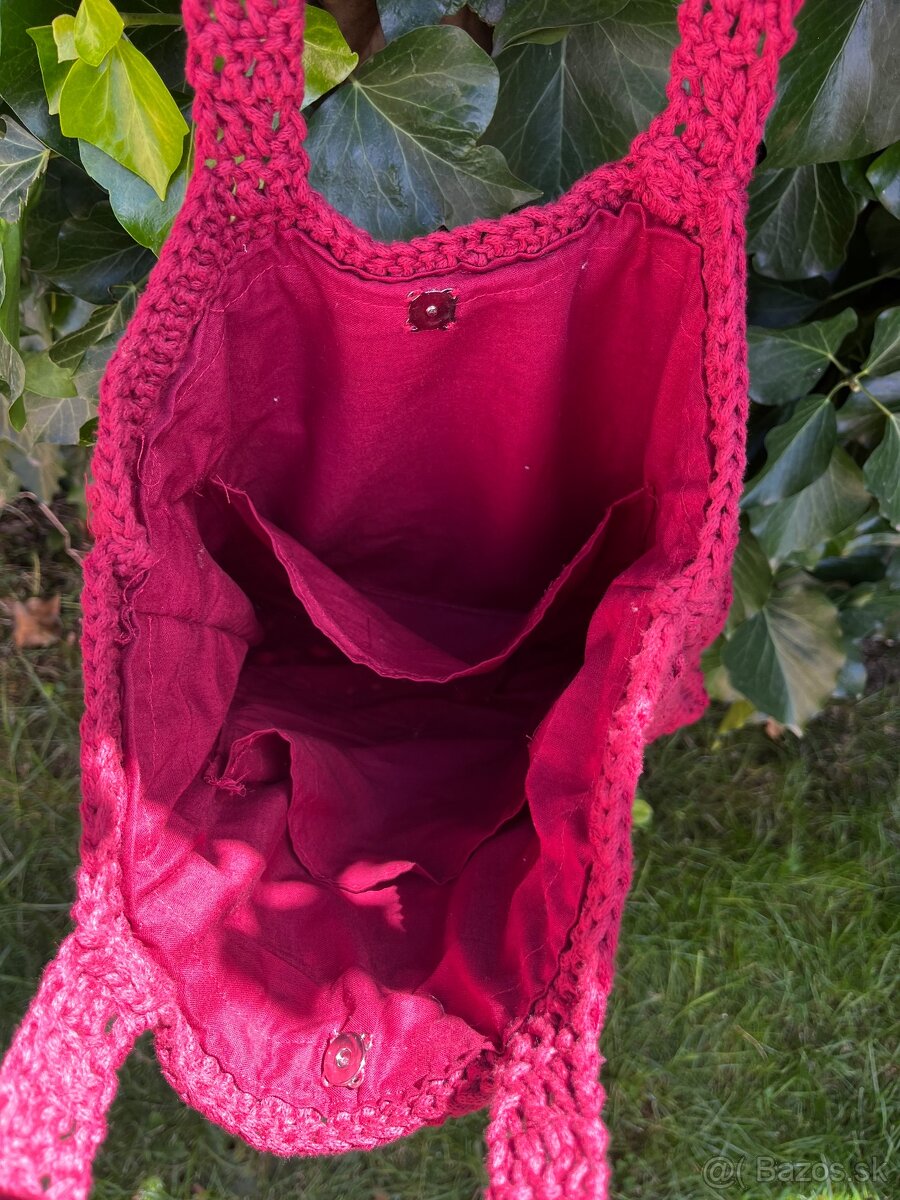 Háčkovaná taška - 8