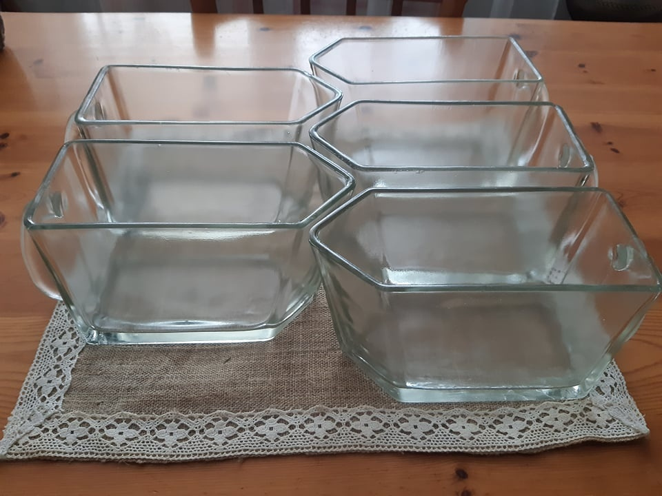 Sklenené nádoby, dózy na cukor, soľ..... - 8