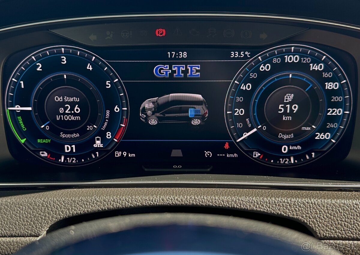 VW Golf 1.4 GTE, webasto, plug in hybrid - 8