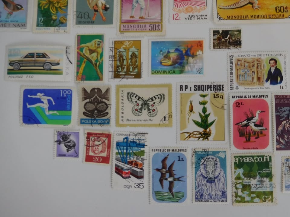 Staré poštovné Známky, - 8