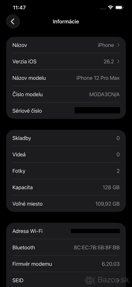 Predám iPhone 12 Pro Max 128GB - Pacific Blue. - 8