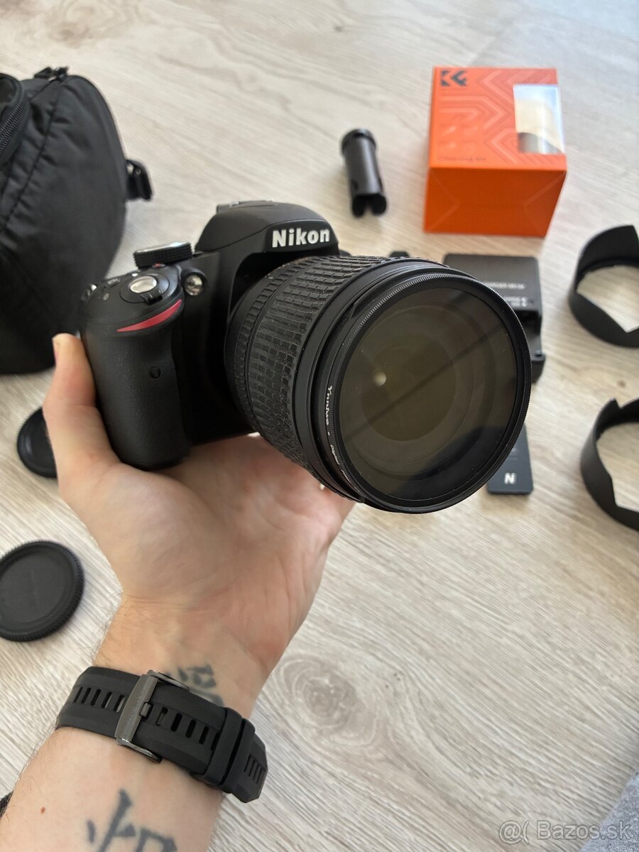 Nikon D3200 + dva objektívy , brašna, bohatá výbava - 8